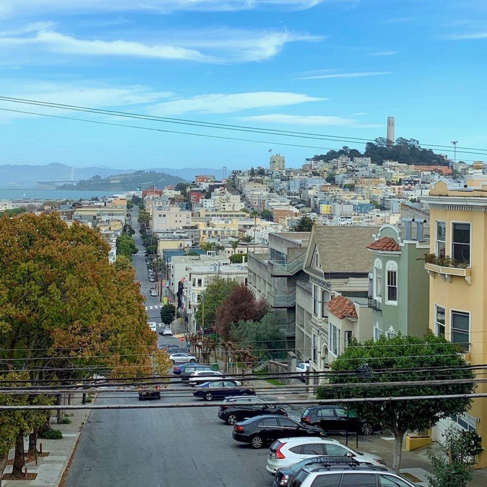 Telegraph Hill - Classical Architecture - San Francisco Bay