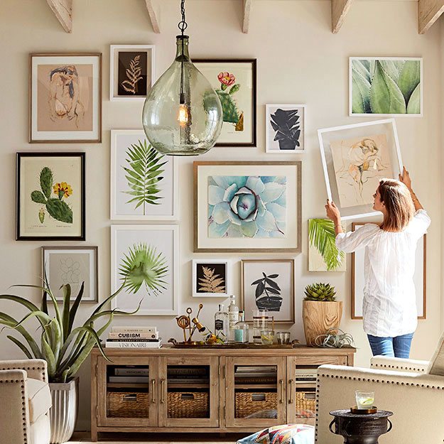 pottery barn gallery wall idea Laurel Home