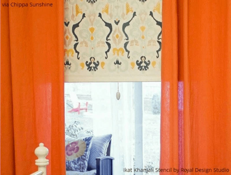 Via Royal Design Studio Chippa_Sunshine_Khanjali_Ikat_grand- budget window treatmentse