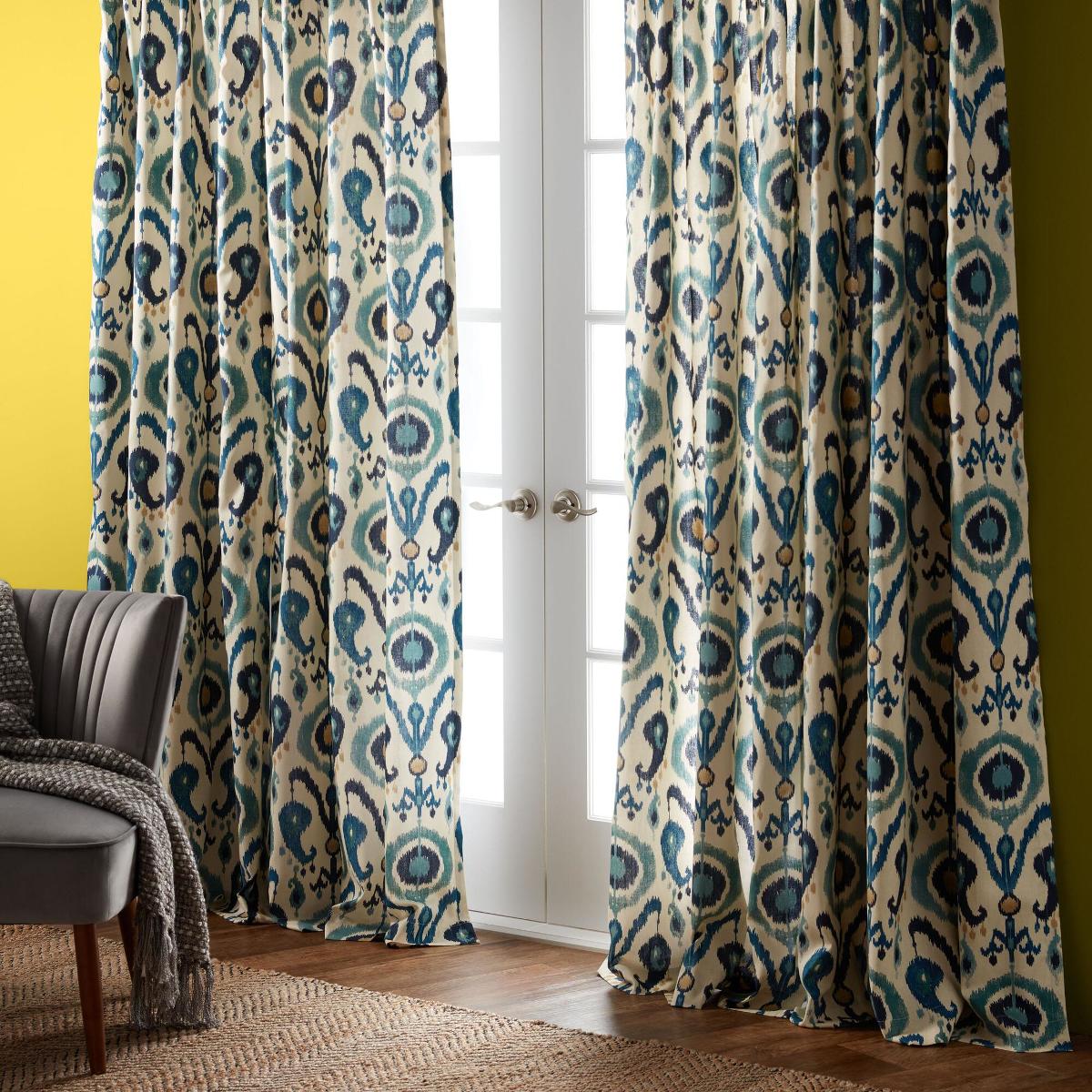 World Market ikat curtains - Laurel Home