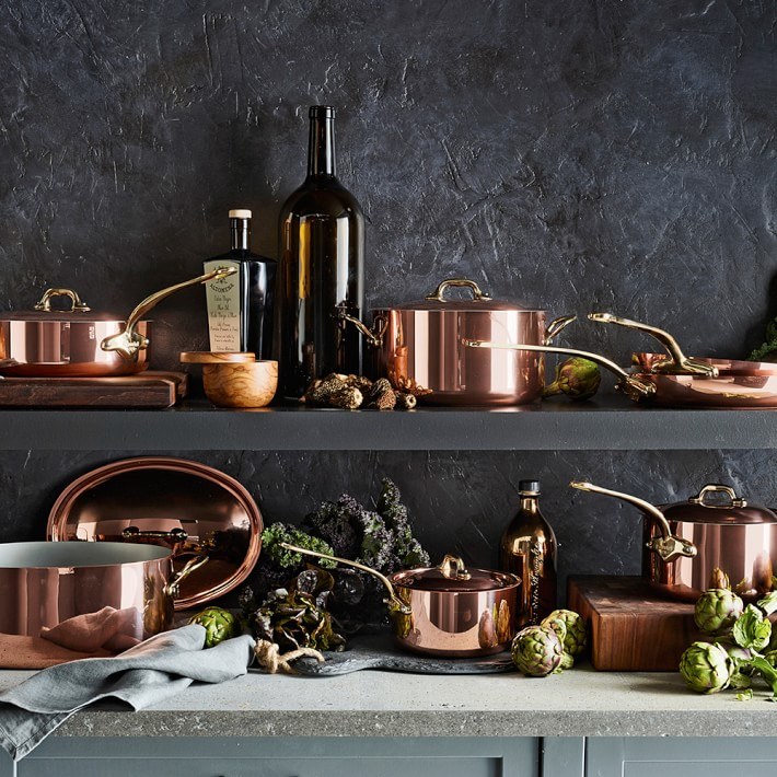 Mauviel Copper 12-piece cook set