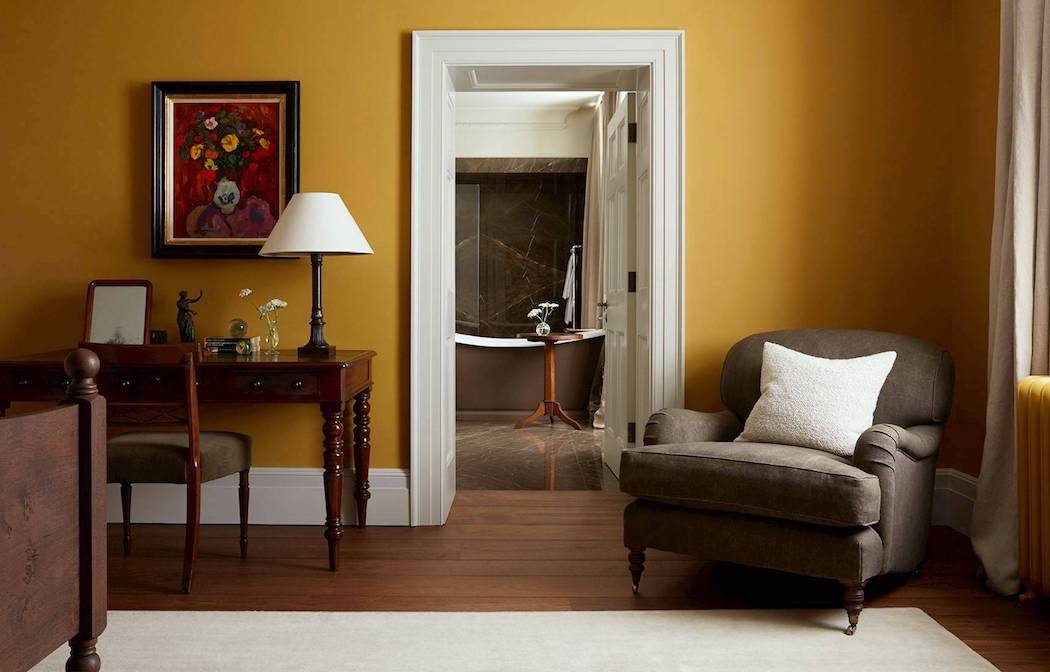 Gorgeous Interior Colors - Heckfield Place - Farrow and Ball - India Yellow Ochre room
