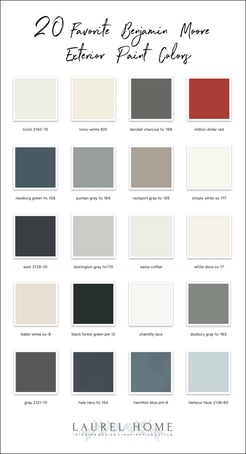 20 favorite exterior paint colors