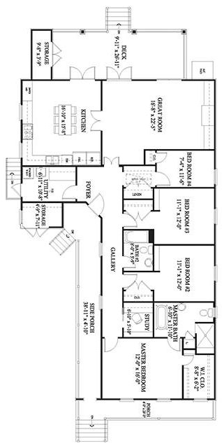 1946_FCP-Cottage-Revival-Dream-Home-Southern-Living-One-story floorplan