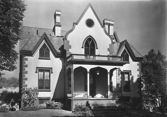 Walker Evans Gothic Revival House