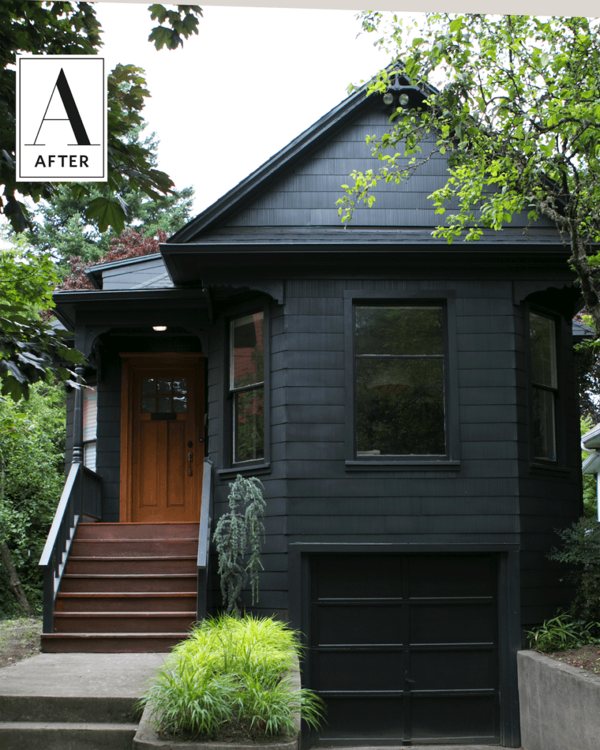 Via Apartment Therapy Black house - dark exterior paint colors - Laurel ...