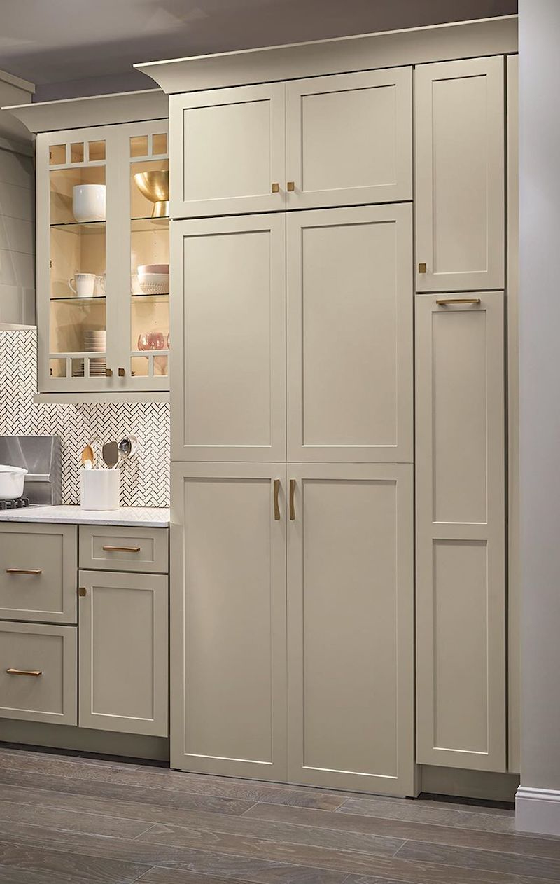 Master Brand Cabinets - hidden pantry behind cabinetry kitchen doors