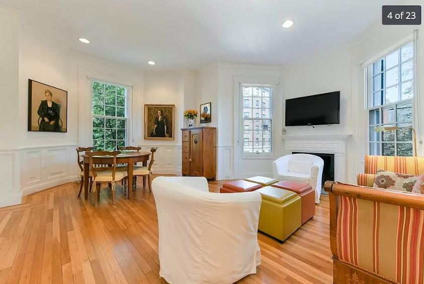 elegant apartment Boston - Living room