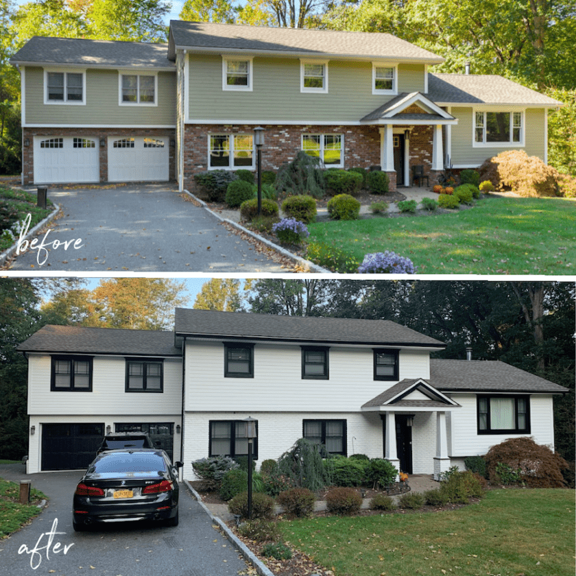 Astonishing Before and After Home Exterior Shots + News! - Laurel Home