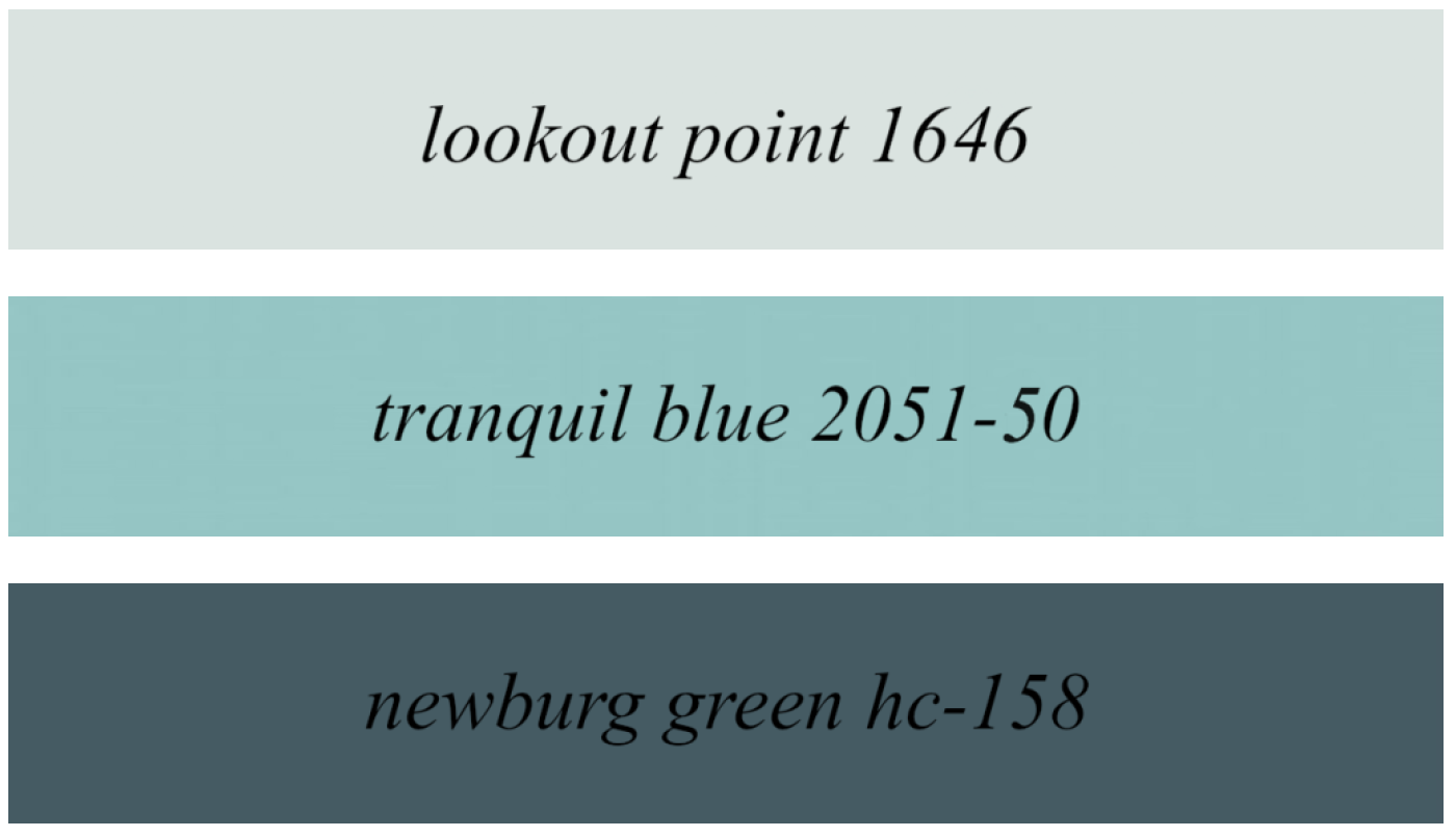 blue-green universal colors - Laurel Home Paint and Palette Collection