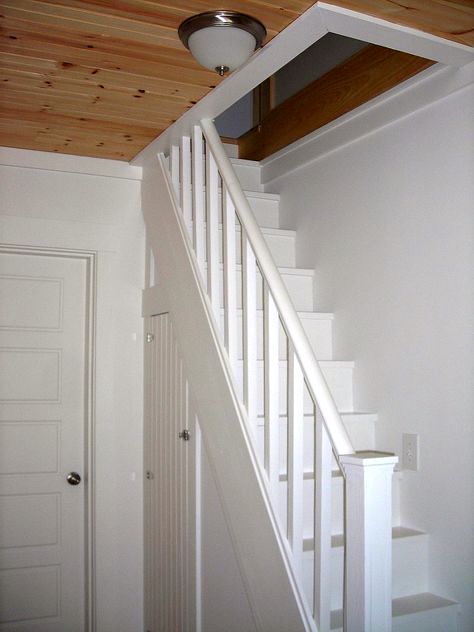 Very different staircase. Good solution for a steep set of stairs.