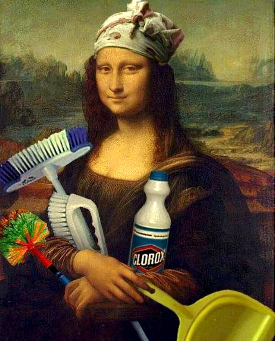 Mona Lisa cleaning