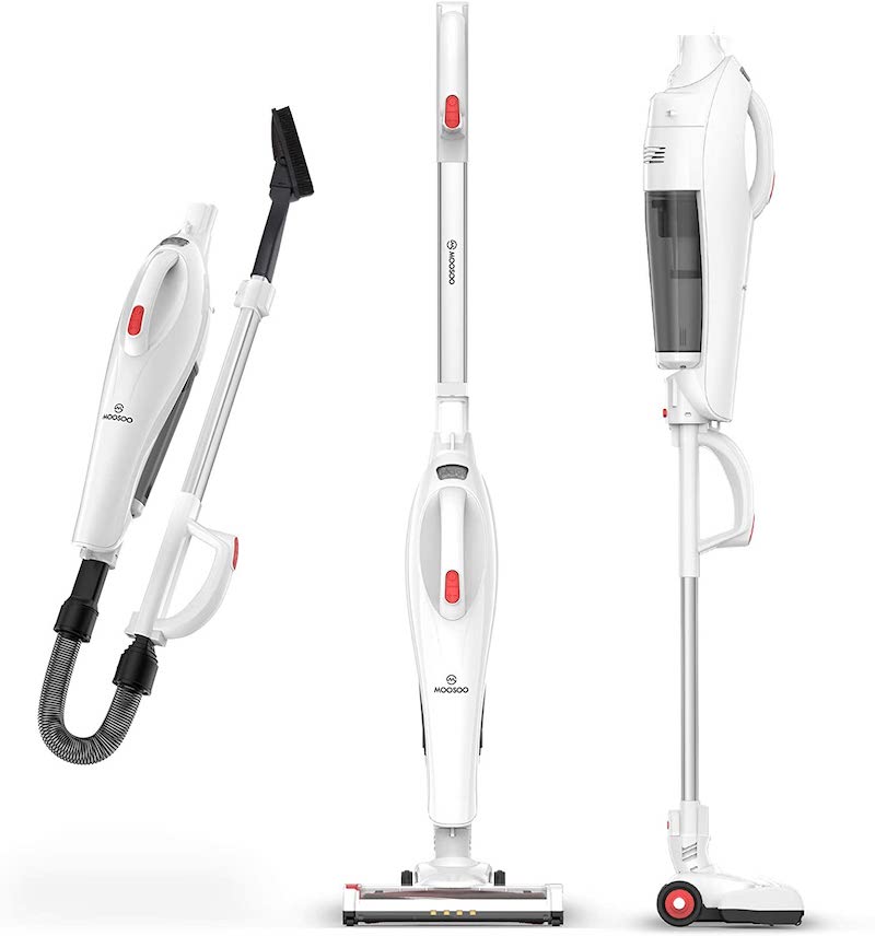 MOOSOO Cordless Vacuum Cleaner, Stick Vacuum