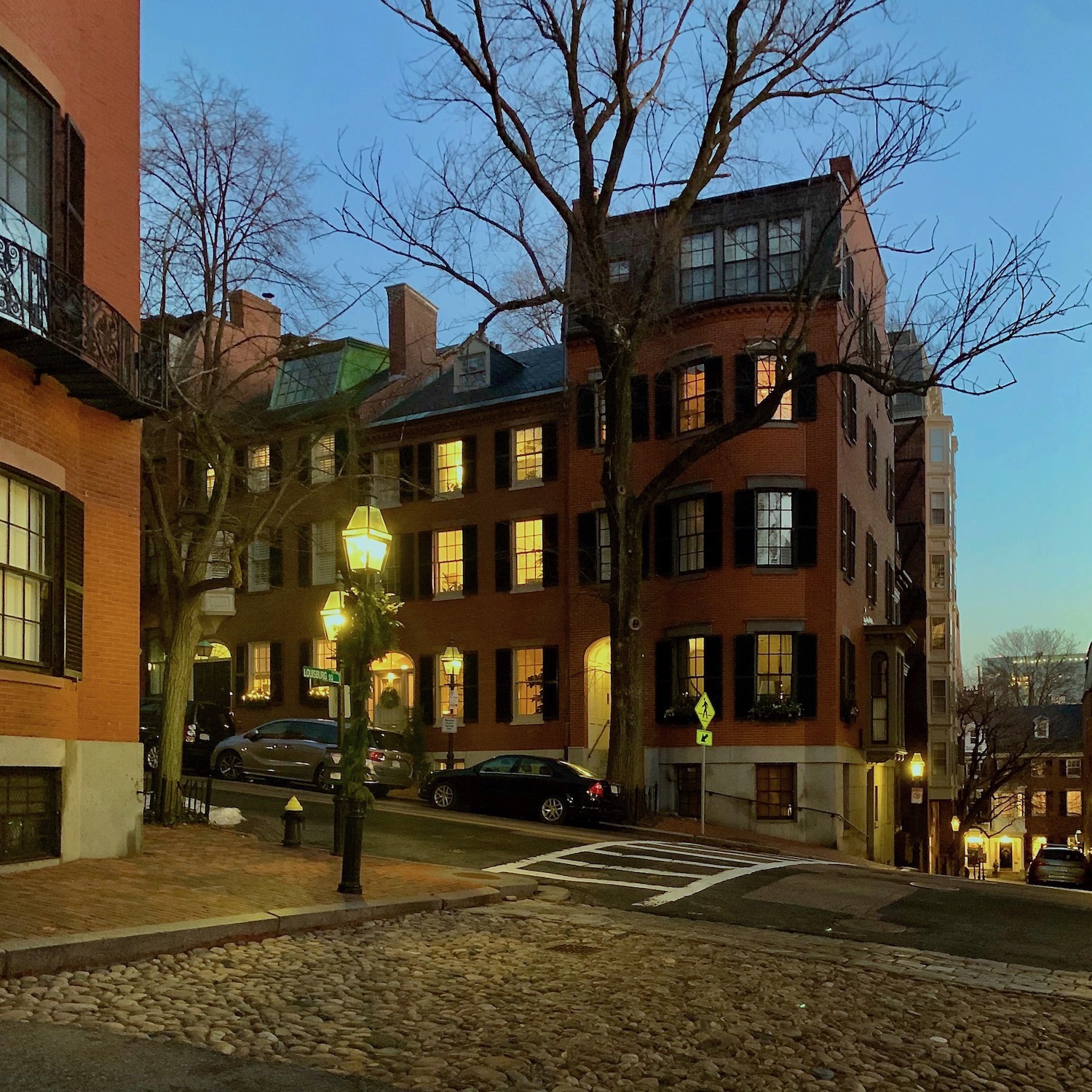 Louisberg Square Beacon Hill and Charles Street - Boston, MA