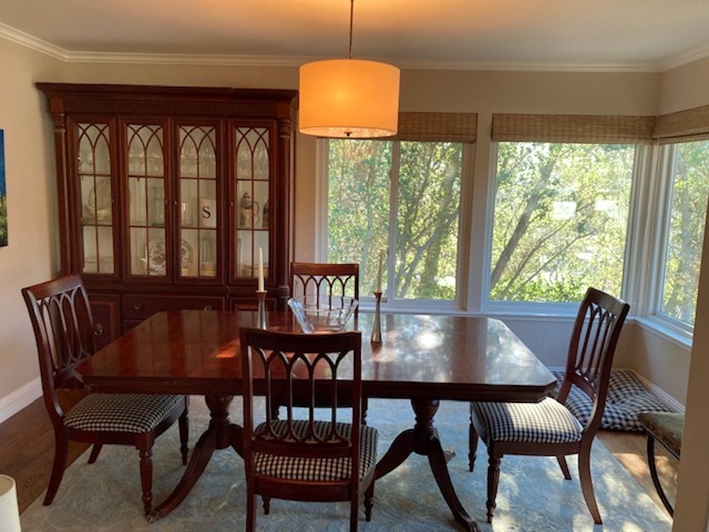 Dining Room Windows - china cabinet furniture doesn't fit