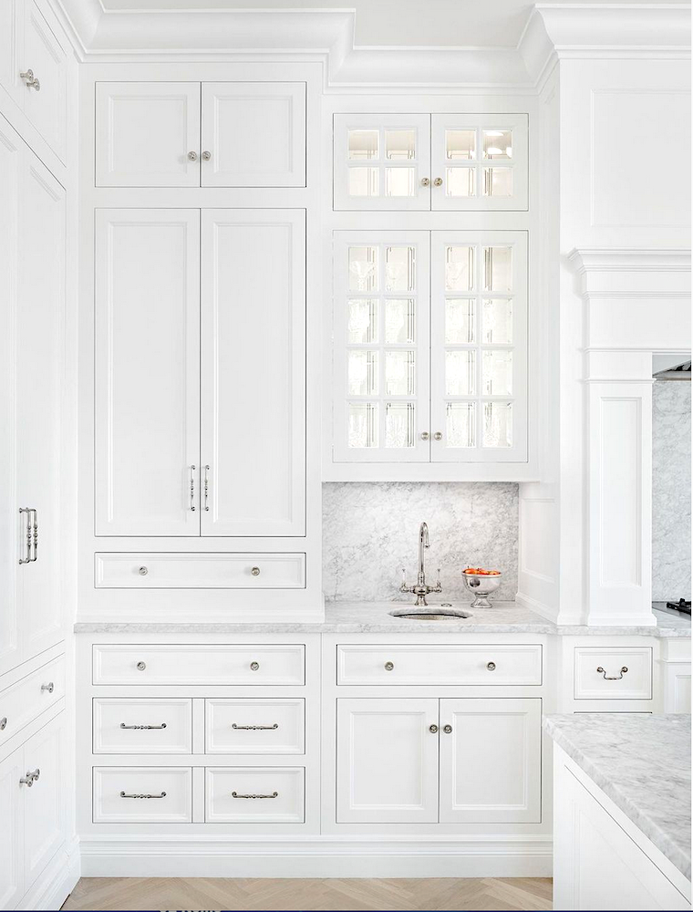 CScabinetry on instagram - beautiful white kitchen