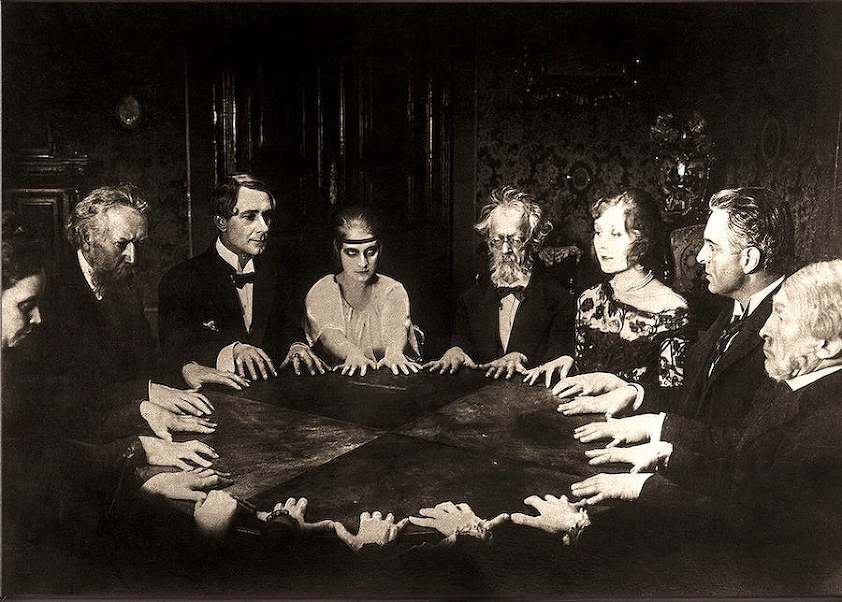 1922 film Dr. Mabuse the Gambler on youtube seance - purchase on Etsy