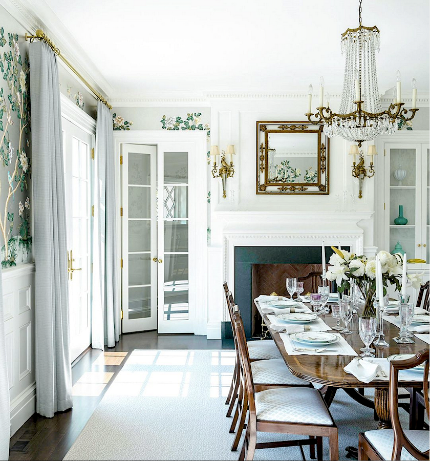 Douglas Vanderhorn Architects - classical architecture - stunning dining room - French doors