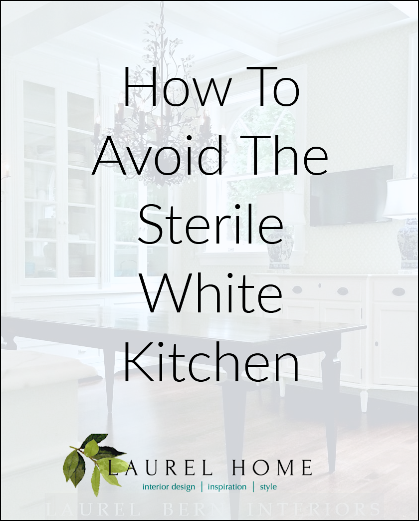 How to avoid the sterile white kitchen