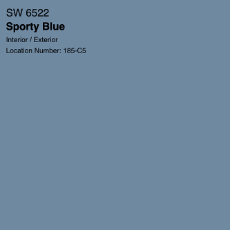 Sherwin Williams sw 6522 Sporty Blue
