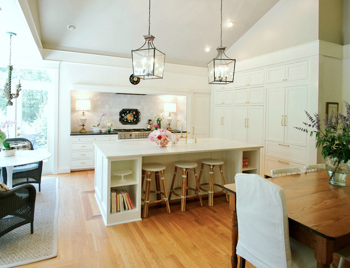 Kitchen makeover - two eating areas