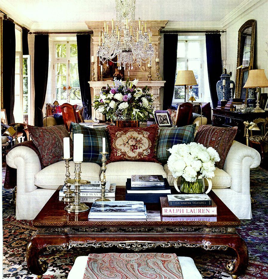 Ralph Lauren living room coffee table