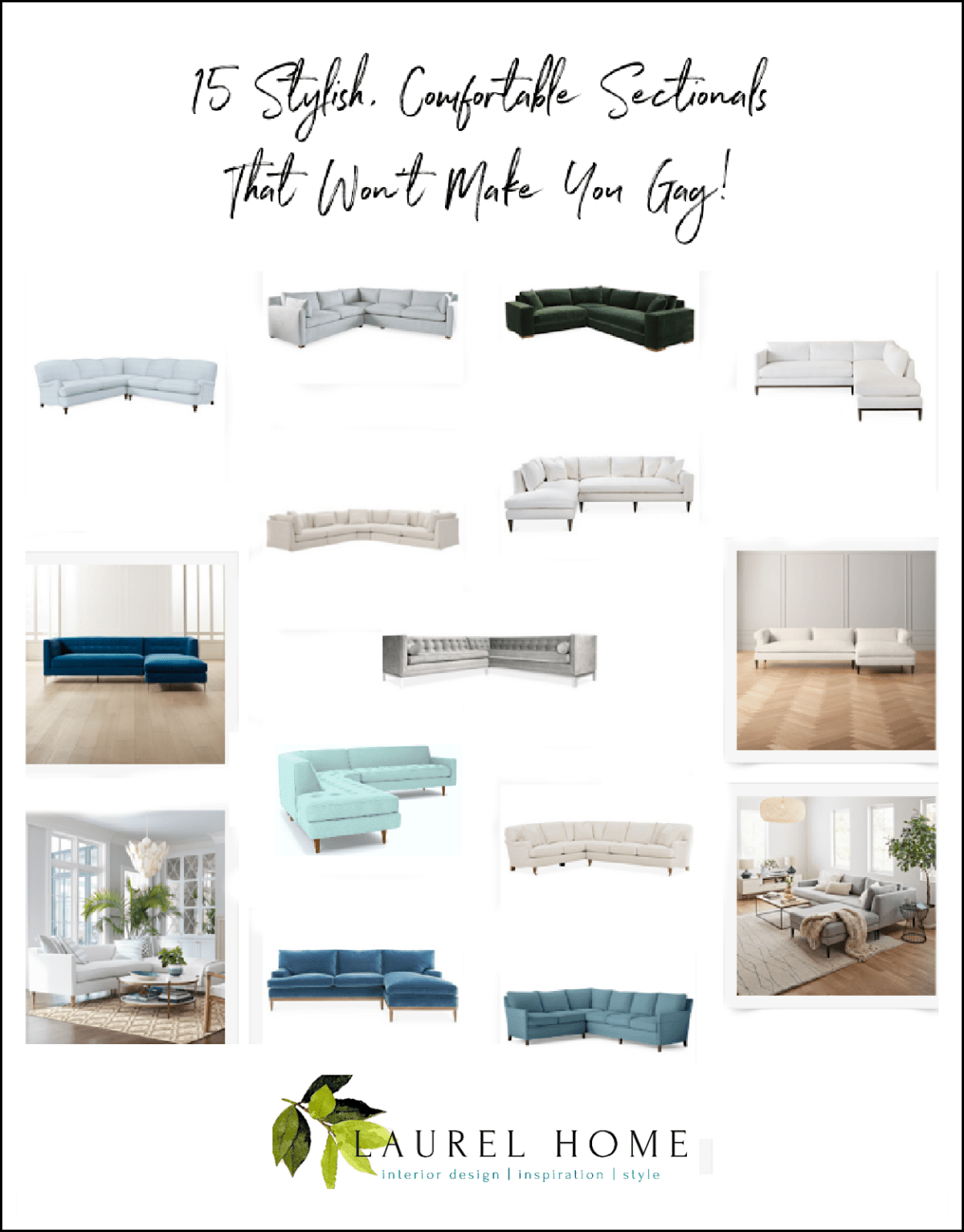 My Husband is Insisting on An Ugly Sectional Sofa Laurel Home