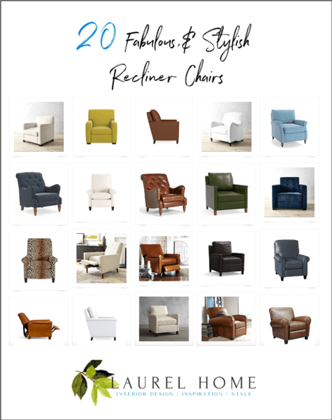 Help for a Recliner Chair Nightmare-20 Gorgeous Recliners! - Laurel Home