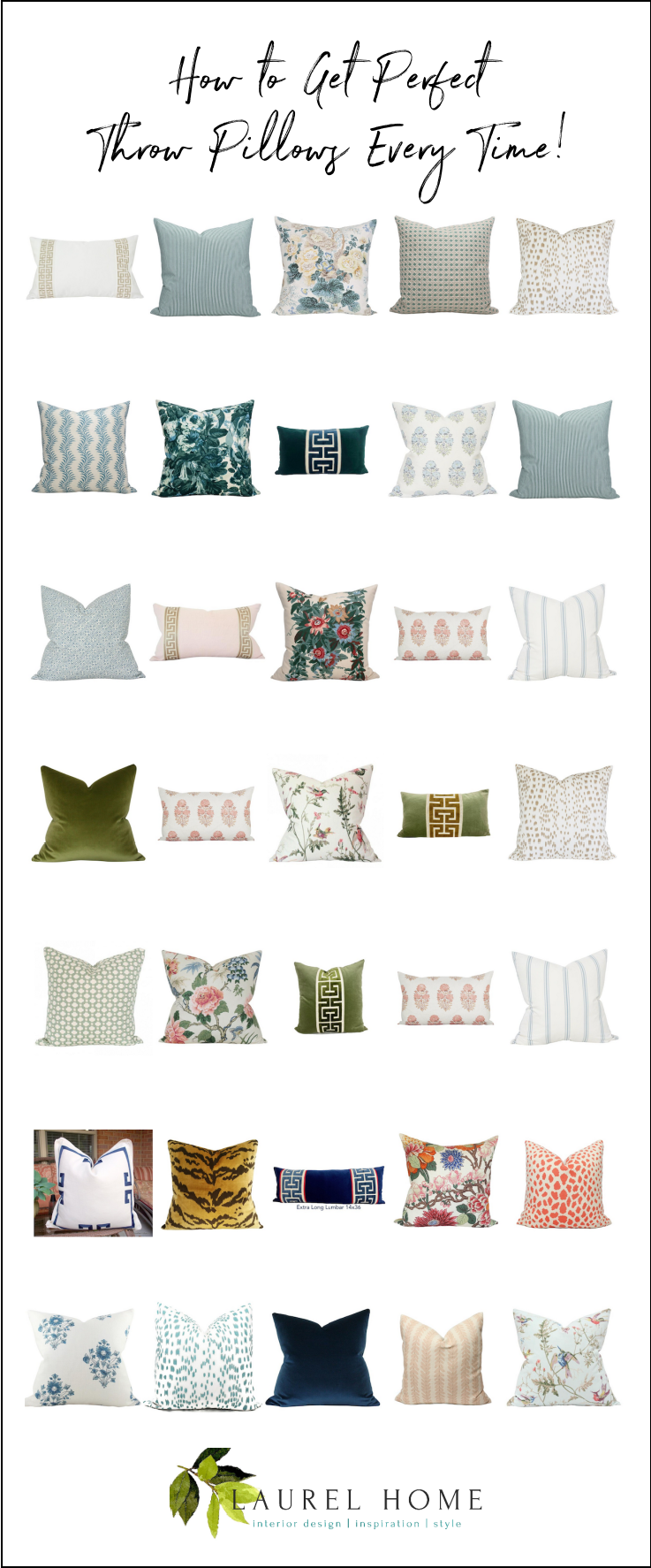 how to get perfect throw pillows every time