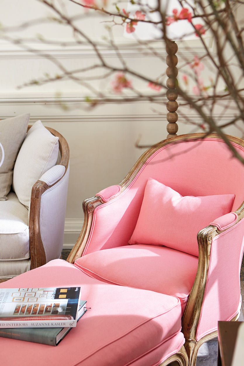 Suzanne Kasler Ballard Designs Fall 2015 collection pink bergere 