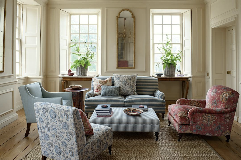 Colefaxandfowler - chintz fabrics living room