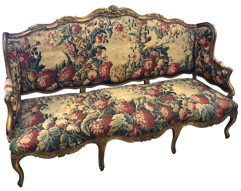 Louis XV antique canape - classic furniture