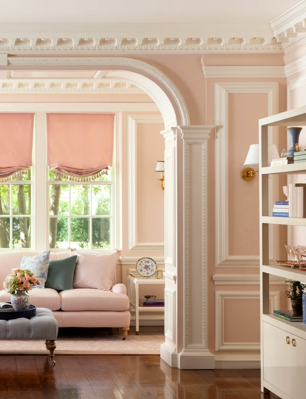 Caitlin Wilson pink on pink living room - House Beautiful