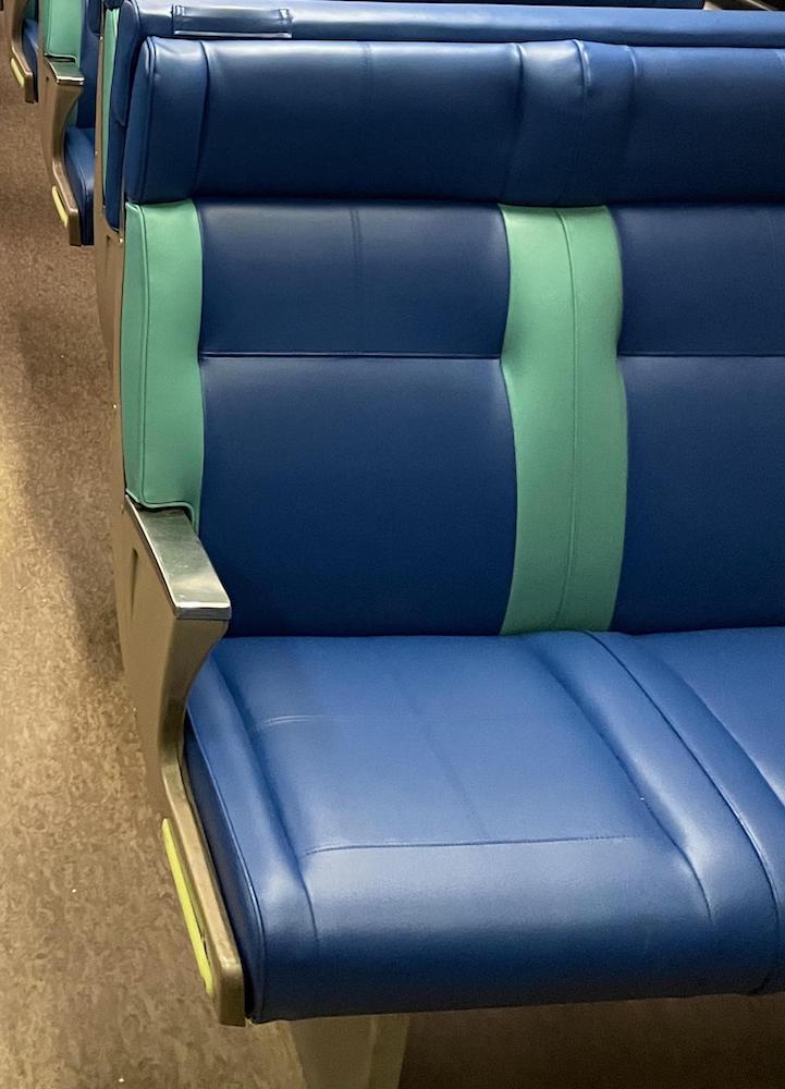 metro north train seats - super uncomfortable