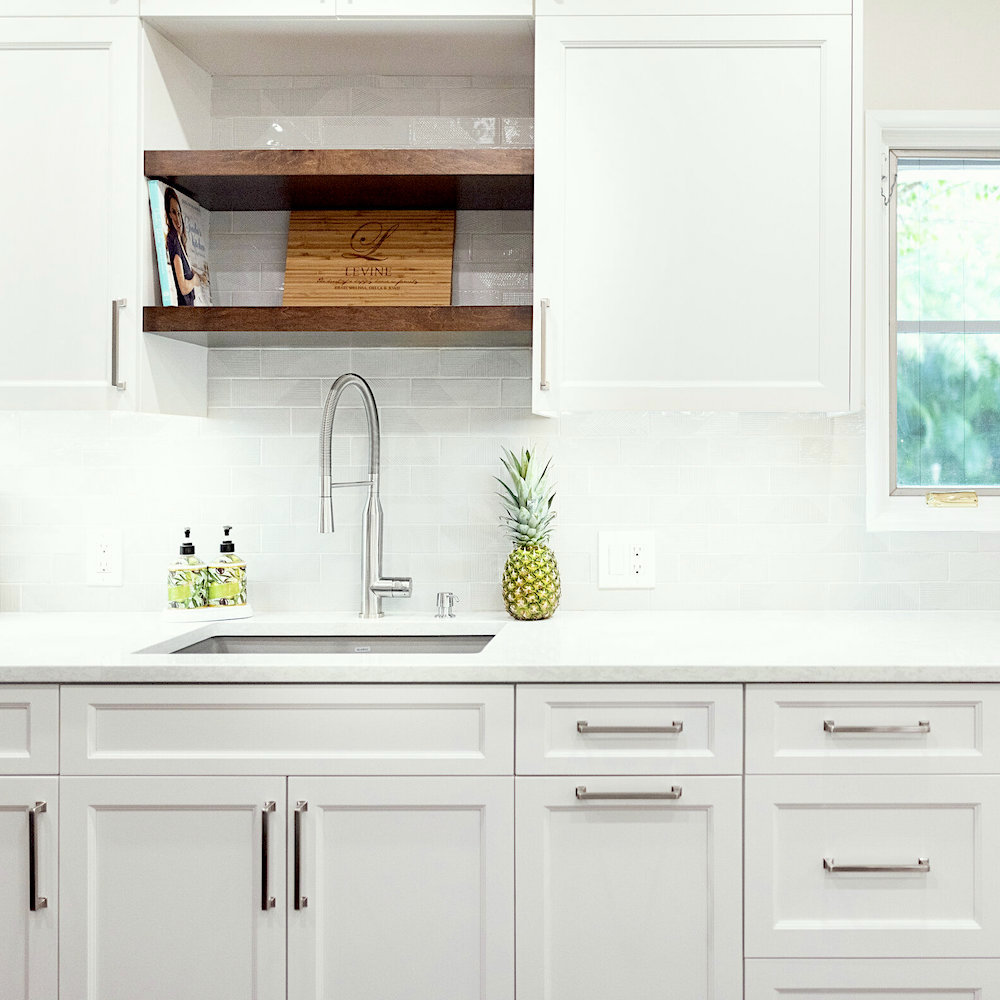 Gloria Graham Sollecito- white kitchen - most durable cabinet finishes