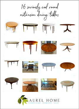 16 cool round dining tables