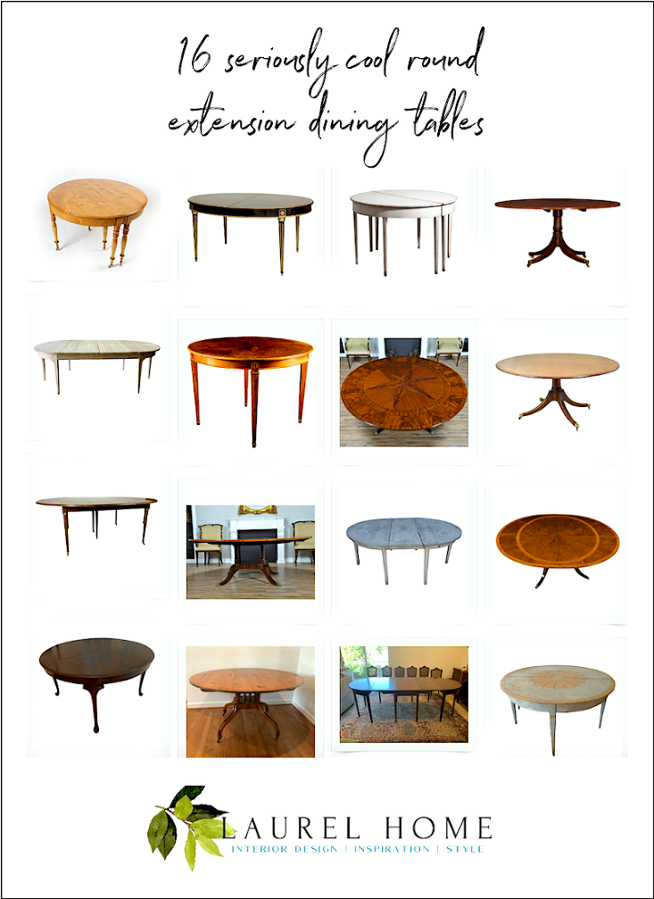 16 cool round dining tables
