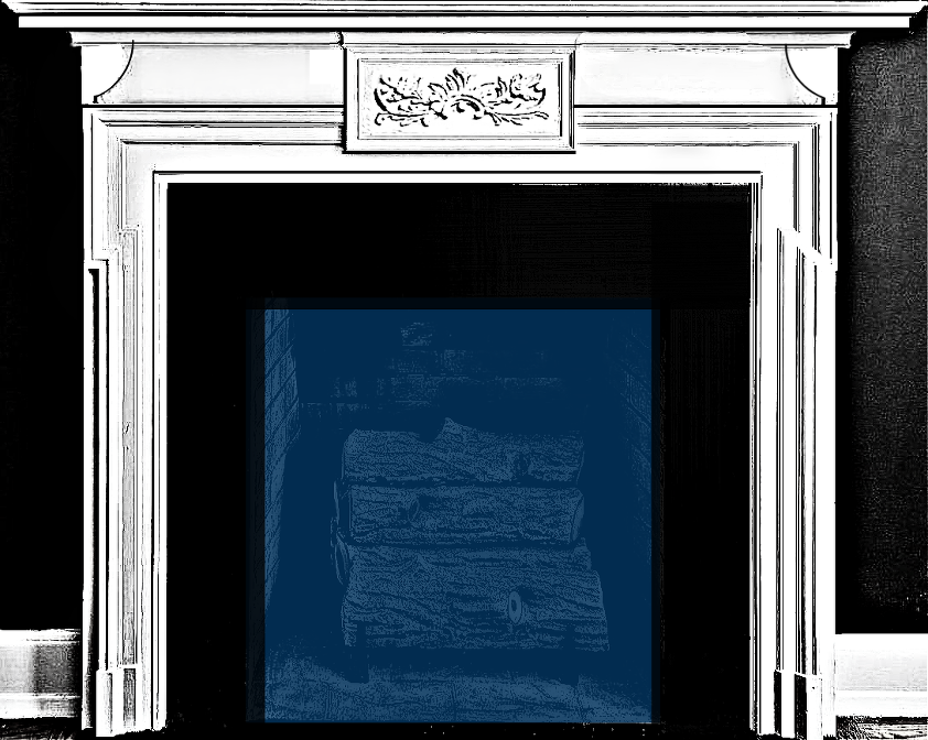 William McLure- Georgian fireplace mantel sketch