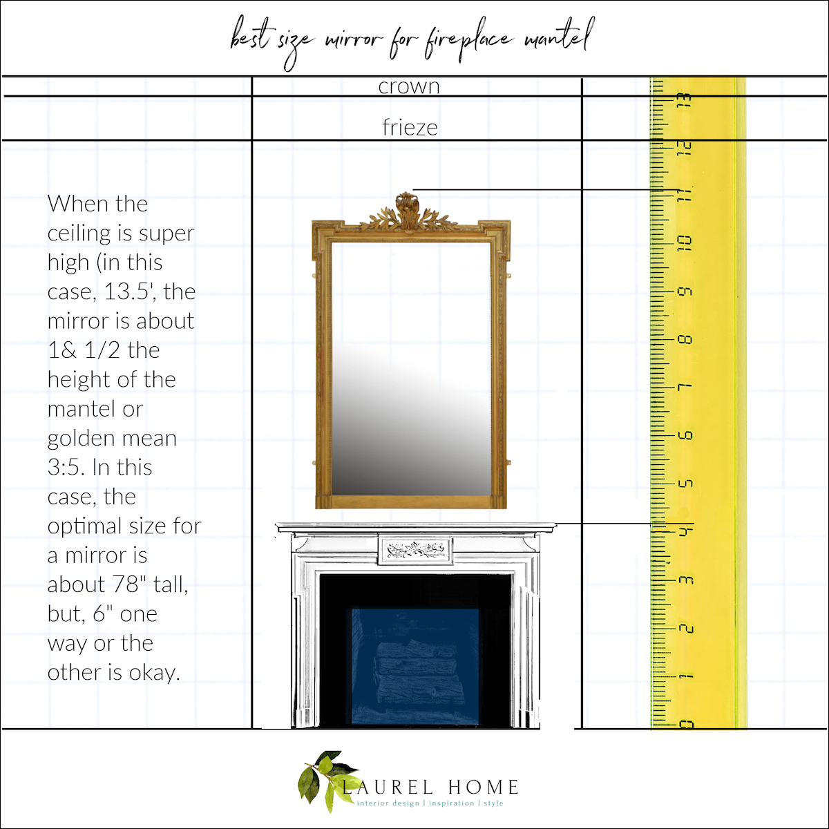 size for mirror over the mantel(2)