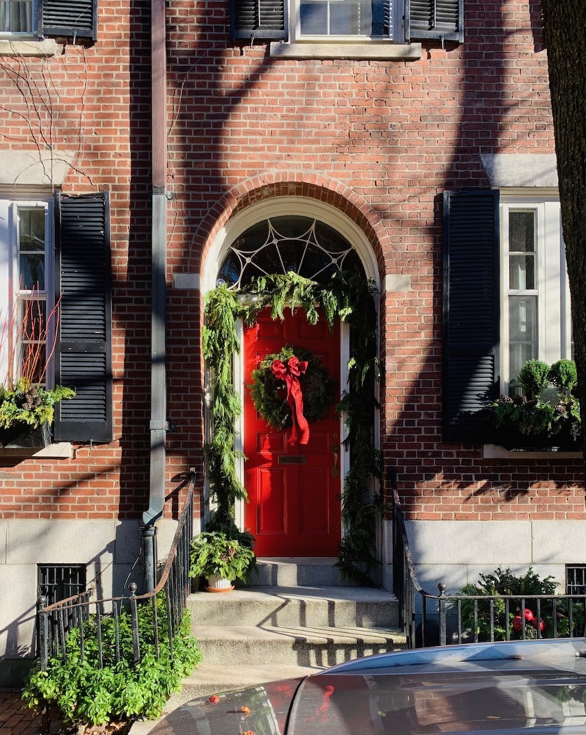 Brimmer Street Red door #1- holiday 2021