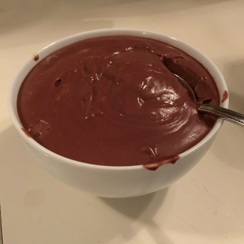 delicious no-cook, egg-free rich chocolate creme