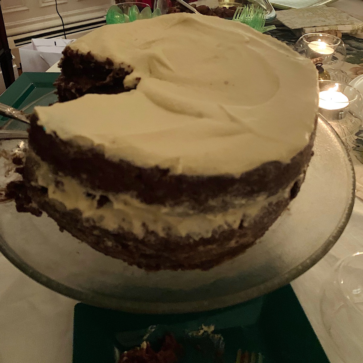 Sinfully Rich And Gluten-Free - Chocolate Chestnut Cream Cake - Laurel Home