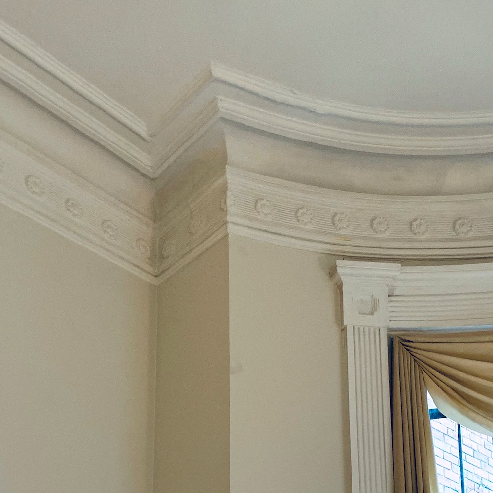original crown moulding with frieze my Boston apartment