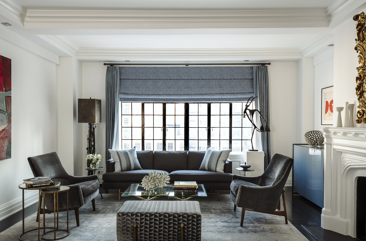 Sheila Bridges Roman Shade blackout lining - curtains - magnificent window and treatment!