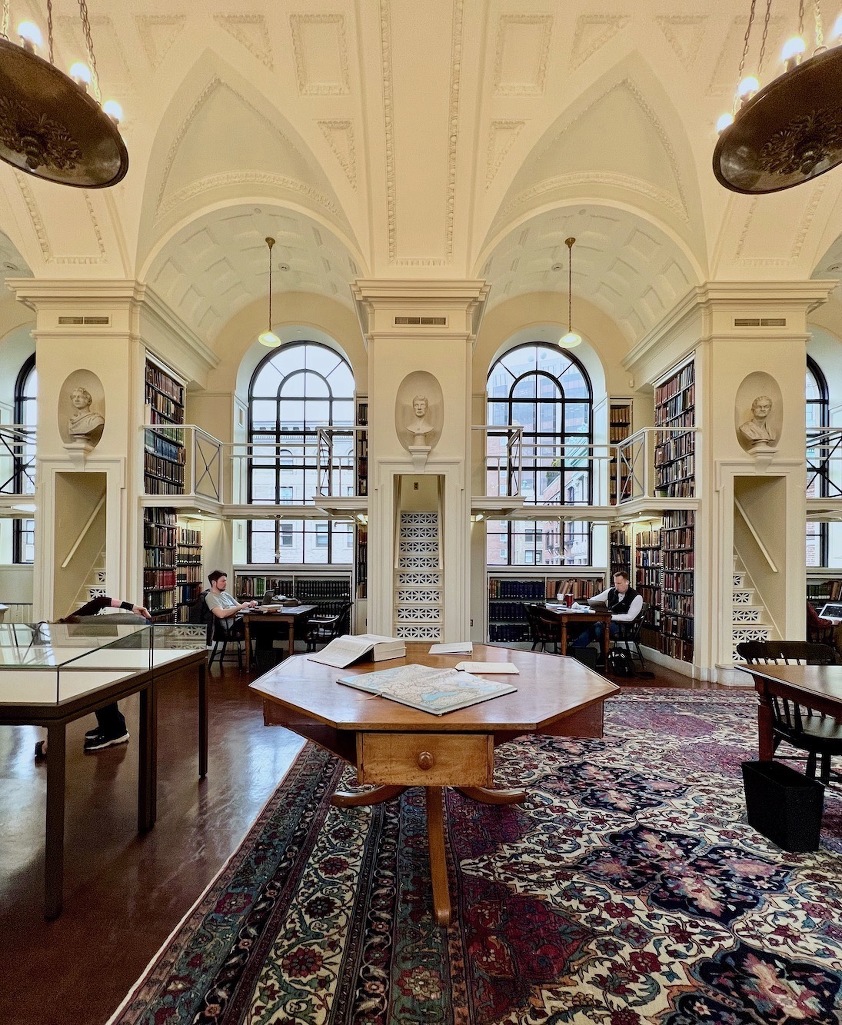 Boston Athenaeum - quiet reading room
