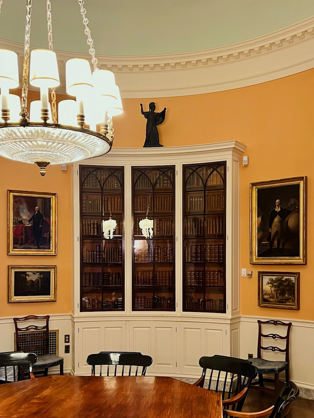 George Washington Bookcase - trustee's room