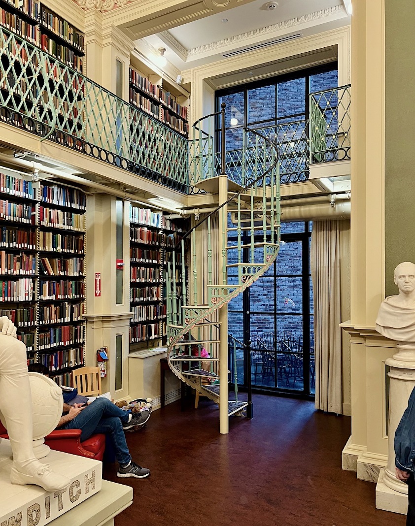 Spiral staircase Boston Athenaeum