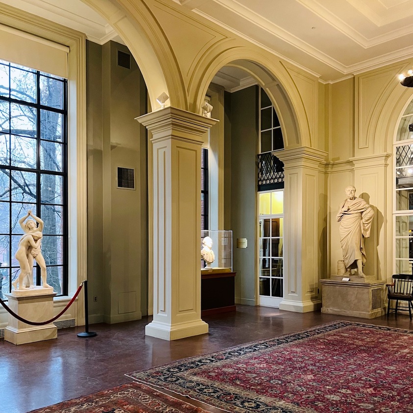 main hall-Boston Athenaeum