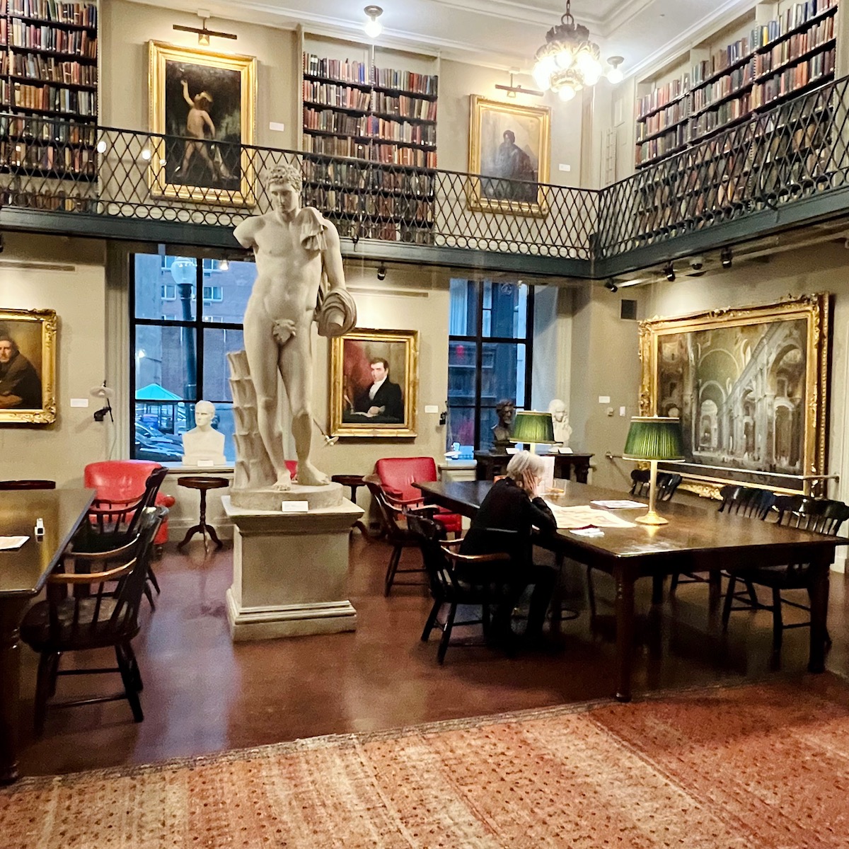 member's reading room Boston Athanaeum