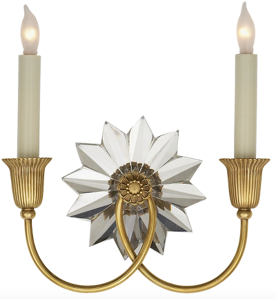 Huntington Double Sconce in gold Circa Lighting - Visual Comfort